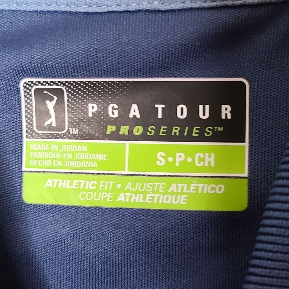 NWT Small PGA Tour Pro Series Polo Blue Shirt - Picture 6 of 9